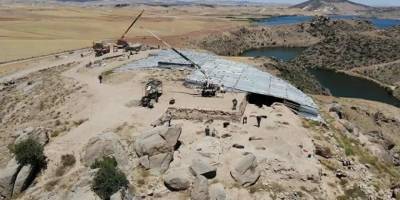 Kırıkkale'de 3 bin kişilik törenlerin yapıldığı tarihi saray bulundu