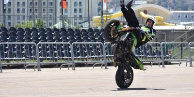 Motosiklette Avrupa Akrobasi Şampiyonası, Afyonkarahisar'da başladı