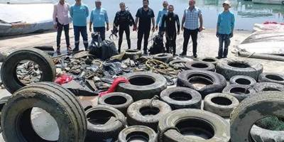 Adana'da denizden traktör tekeri de çıktı, klozet de: 'Müsilaj görülmedi ama plastik atıkla mücadele ediyoruz'