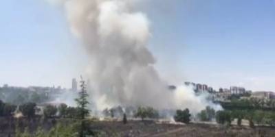 Atatürk Orman Çiftliği arazisindeki yangın kontrol altında: 1 şüpheli gözaltına alındı