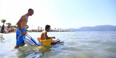 Muğla'da 20 plaj engelliler için düzenlendi