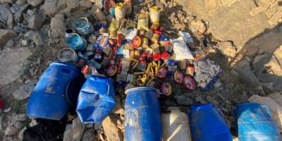 Van’da fünye ve yaşam malzemesi ele geçirildi