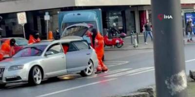 Berlin’de para nakil aracı soyuldu