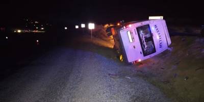 Malatya'da düğün yolunda kaza: 12 yaralı