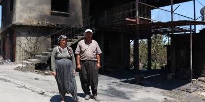 Kiminin evi, kiminin hayvanı yandı, geriye acı hikayeler kaldı