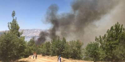Denizli’de başlayan orman yangını için halk seferber oldu