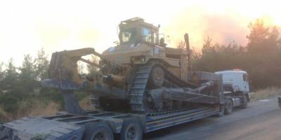 Yangınları söndürmek için seferber oldular