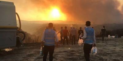Denizli’nin ciğerleri alevlere teslim oldu