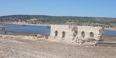 Beşkarış barajında su seviyesi alarmı