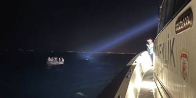 Aydın’da 14 düzensiz göçmen kurtarıldı