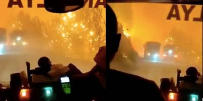 Orman ekipleri ölümle burun buruna geldi