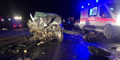 Van'da zincirleme kaza: 2'si çocuk 10 yaralı