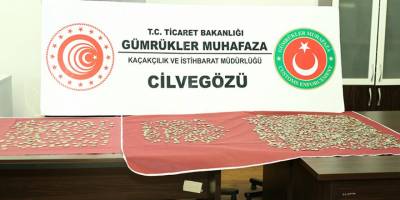 Hatay’da 2 bin 533 adet tarihi sikke ele geçirildi