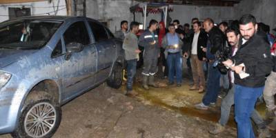 Sarıkamış'ta sel felaketi: 40 ev ile 6 araç hasar gördü