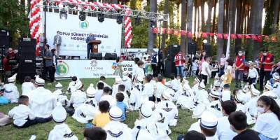 İzmir’de bin 81 çocuk için sünnet şöleni düzenlendi