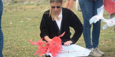 Uçurtmalar Manyas Gölü için havalandı