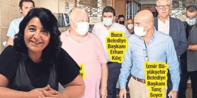 Kadın ilçe başkanının kafasını yardılar