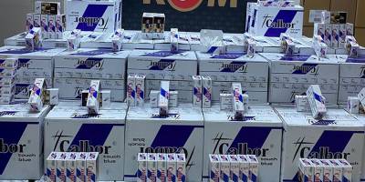 Samsun'da 670 bin dal kaçak makaron ele geçirildi