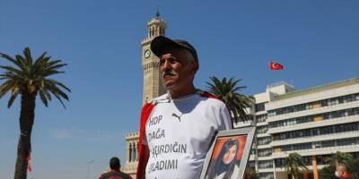 Kızı dağa kaçırılan baba İzmir'den Ankara'ya "Umut" yürüyüşüne başladı