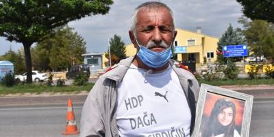 Kızı PKK tarafından kaçırılan baba, İzmir'den Ankara'ya yaptığı umut yürüyüşünde Afyonkarahisar'a ulaştı