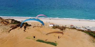 Çatalca yamaç paraşütü tutkunlarının ilgi odağı oldu