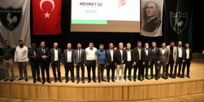 Denizlispor Kulübü Başkanı Mehmet Uz, güven tazeledi