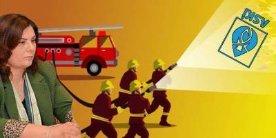 İtfaiyeciler, 'ASKİ Çetesi'ni tespit edip, 'Özlem Çerçioğlu Hanımefendi'nin yüreğine su püskürttüler!