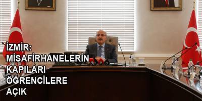 İzmir'de kalacak yeri olmayan öğrenciler misafirhanelerde ücretsiz barınabilecek