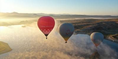 Afyonkarahisar'da binden fazla turist sıcak hava balonu deneyimi yaşadı