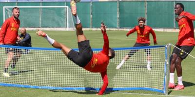 Göztepe, Galatasaray maçı hazırlıklarını sürdürdü