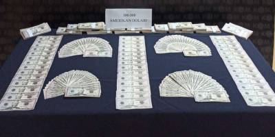 100 bin sahte doları piyasaya sürmek isterken yakayı ele verdiler