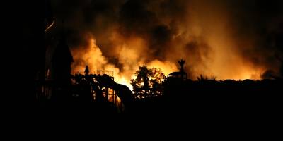 Bodrum'da otel lojmanında çıkan yangın güçlükle söndürüldü