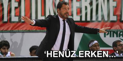 Ufuk Sarıca: "Şampiyonluk konuşmak için henüz erken"