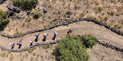 Alman doğa yürüyüşçüleri Kula Volkanik Jeoparkı'nı ziyaret etti