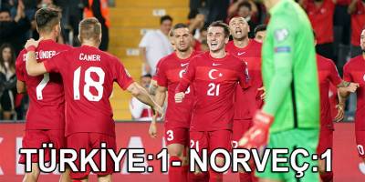 Türkiye: 1 - Norveç: 1