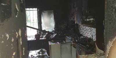 Aydın'da kısa devre yapan buzdolabından yangın çıktı