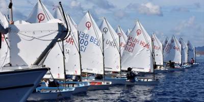 Bodrum'da Uluslararası Optimist Yarışları devam ediyor