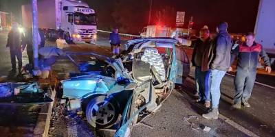 Aydın’da kamyonla otomobilin çarpışması sonucu 1 kişi yaralandı