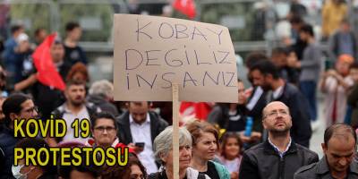 Kovid-19 aşısı karşıtları, İzmir'de miting düzenledi