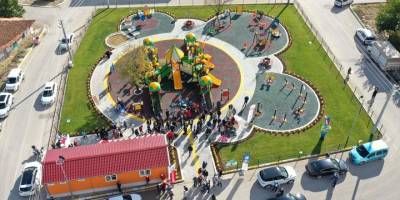 Uşak'ta engellilere özel hazırlanan Umut Parkı, hizmete açıldı