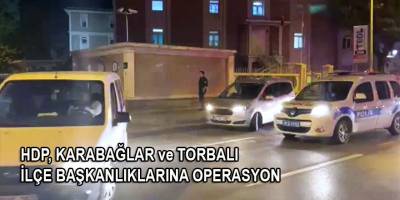 İzmir'de HDP ilçe başkanlarına gözaltı