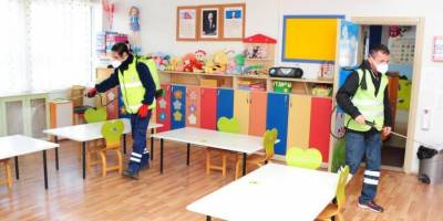 Balçova’daki okullara virüs temizliği