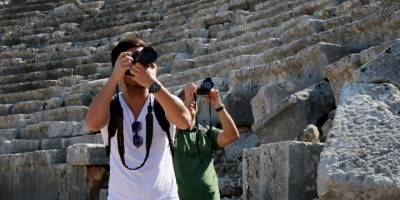 UNESCO Dünya Miras Listesi'ndeki Letoon ile Xanthos Antik Kenti fotoğraflandı