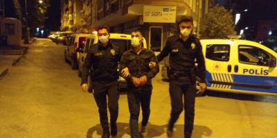 Manisa'da köpek çaldığı iddiasıyla aranan şüpheli, çanta hırsızlığından yakalandı