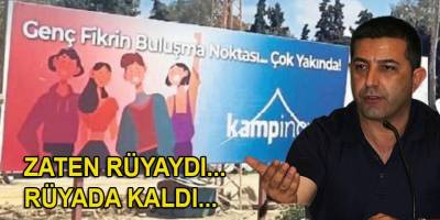 O proje rüyada kaldı