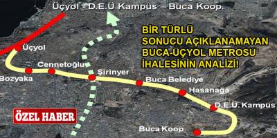 İşte sonucu açıklanmayan Buca-Üçyol Metrosu ihalesinin analizi!