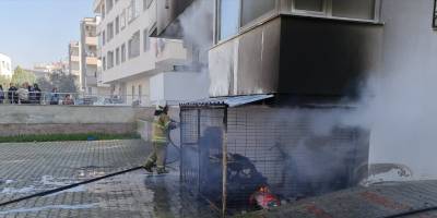 İzmir'de korkutan yangın