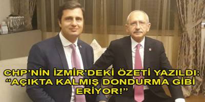 Karataş CHP genel merkezine seslenip ekledi: CHP, İzmir'de açıkta kalmış dondurma gibi eriyor…