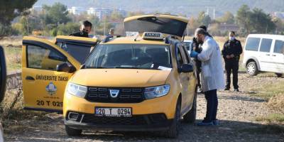 Denizli'de darbedilmiş halde bulunan taksici hastaneye kaldırıldı