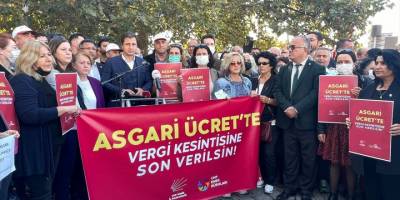 CHP İzmir İl Başkanlığı üyeleri, asgari ücretten vergi alınmamasını istedi